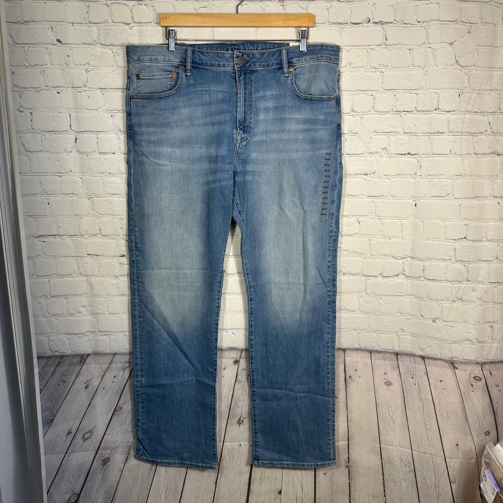 American Eagle Original Bootcut Ne(x)t Level Flex Jeans Light Wash 40x34 Mens